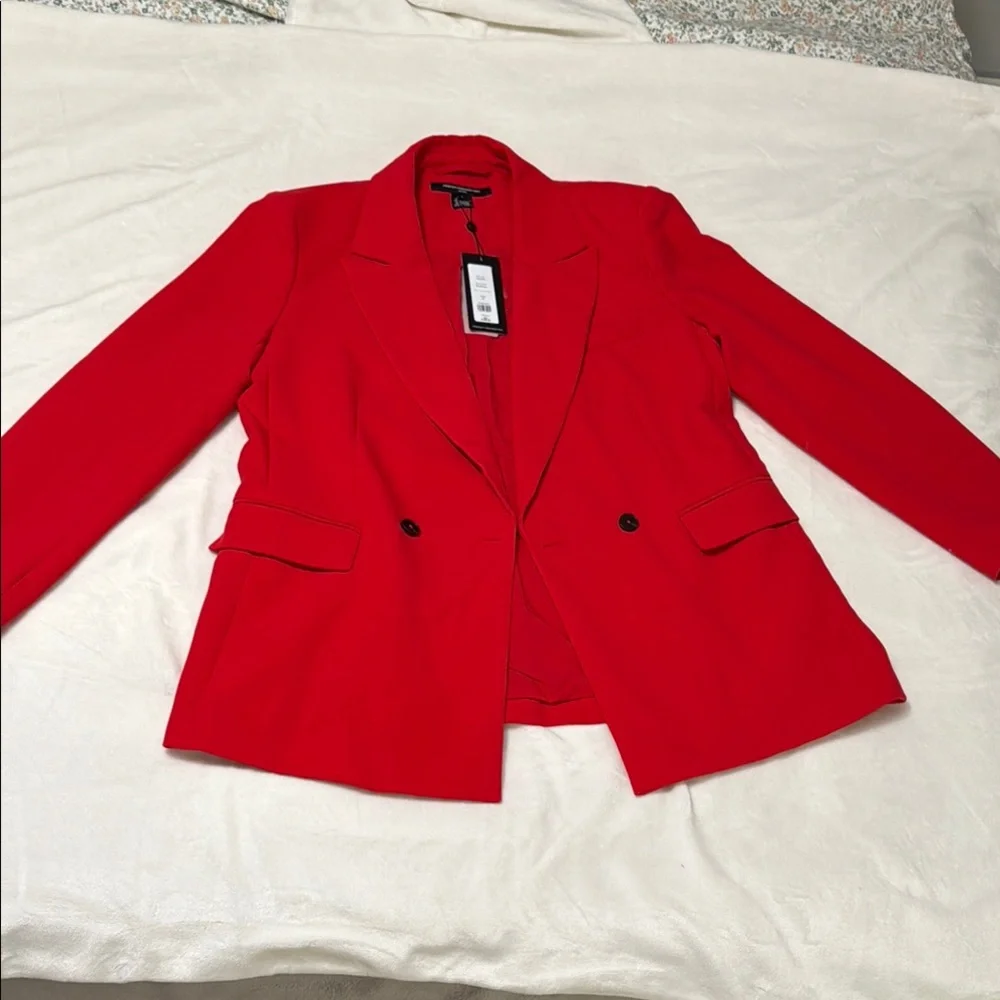The French Connection Red Blazer size S - Picture 2 of 10